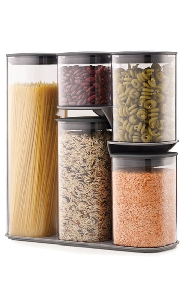 3 Or 5 Piece Storage Container Set With Stand