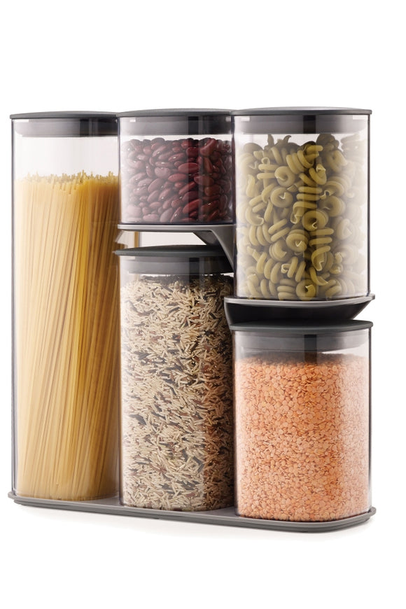 3 Or 5 Piece Storage Container Set With Stand