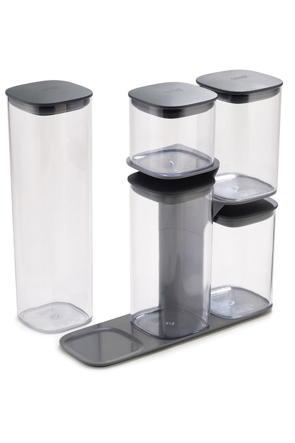 3 Or 5 Piece Storage Container Set With Stand