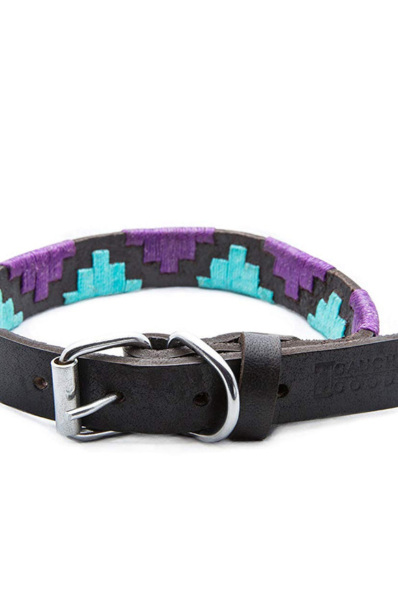 Gaucho Goods Tribal Leather Dog Collar