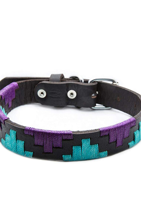 Gaucho Goods Tribal Leather Dog Collar
