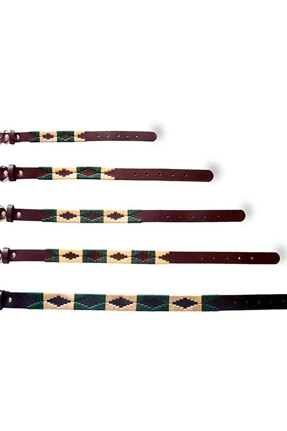 Gaucho Goods Tribal Leather Dog Collar