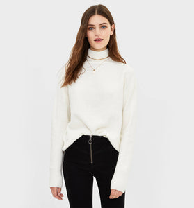 High Neck Sweater Woman