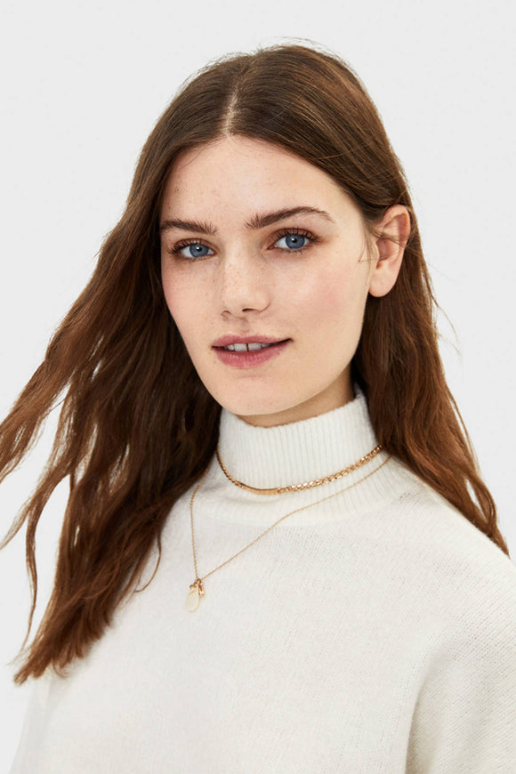 High Neck Sweater Woman