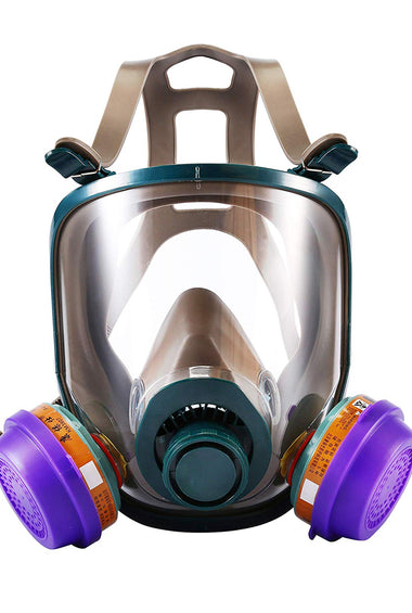 Holulo Full Face Respirator With Filter Cartridge Protection Industrial Grade Quality Organic Vapor Respiratory Protection Safety Mask