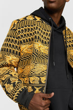 Jacquard Bomber Jacket