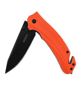 Kershaw Barricade 8650 Multifunction Rescue Pocket Knife With 3 5 Inch Stainless Steel Blade