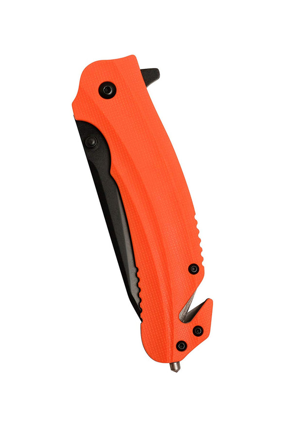 Kershaw Barricade 8650 Multifunction Rescue Pocket Knife With 3 5 Inch Stainless Steel Blade