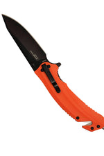 Kershaw Barricade 8650 Multifunction Rescue Pocket Knife With 3 5 Inch Stainless Steel Blade