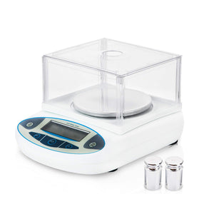 Mocco 10 Mg High Precision Electronic Scientific Scale Accuracy Weighs Laboratory Instrument With 500g Calibration Weight