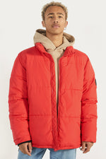 Puffer Jacket With Contrast Trims