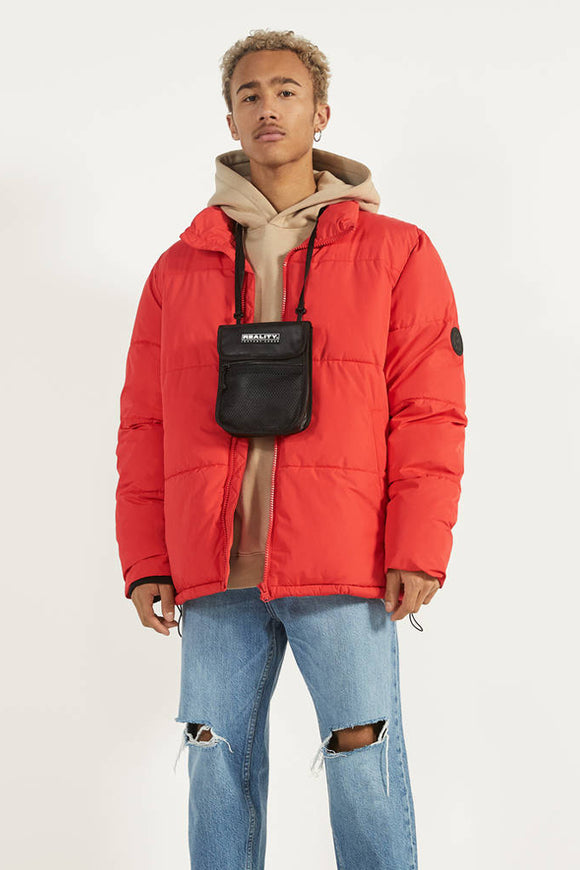 Puffer Jacket With Contrast Trims