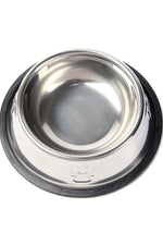 Qpey Pet Food Bowl Stainless Steel Non Skid Pet Paws Doodler Dish Is Perfect For A Small Dog Cat Kitten Puppy 2pc
