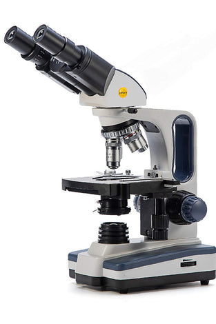 Research Grade Compound Lab Microscope With Wide Field 10x And 25x Eyepieces