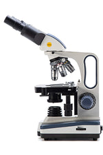 Research Grade Compound Lab Microscope With Wide Field 10x And 25x Eyepieces