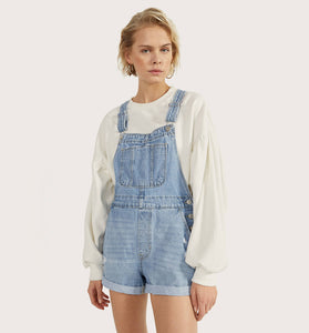 Short Denim Dungarees