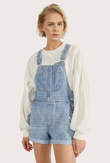 Short Denim Dungarees