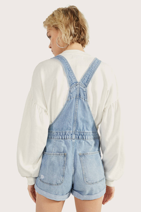Short Denim Dungarees