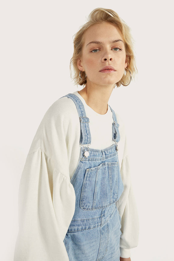 Short Denim Dungarees