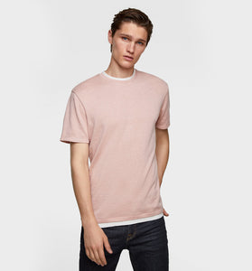 T Shirt With Contrasting Trim