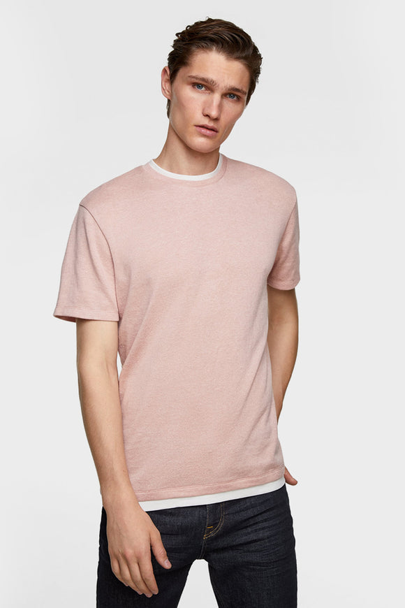 T Shirt With Contrasting Trim