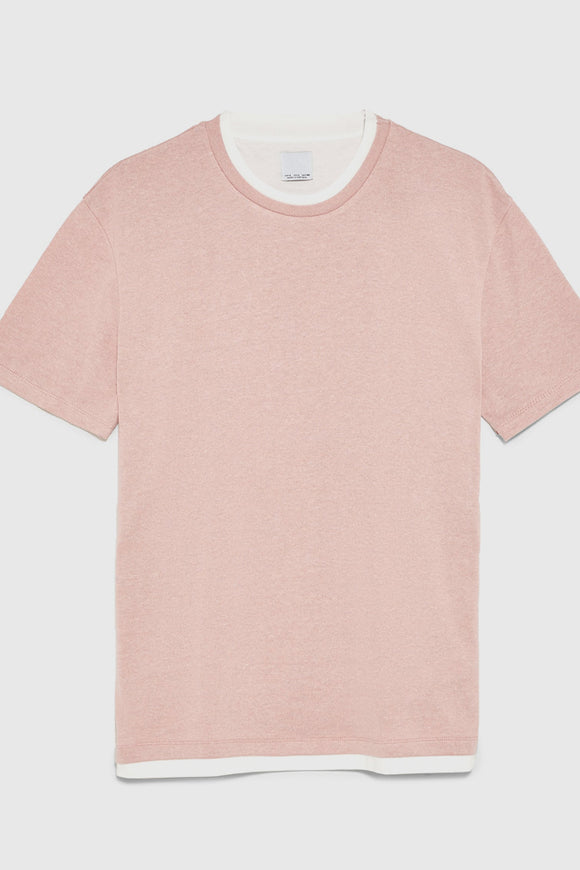 T Shirt With Contrasting Trim