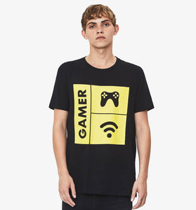 T Shirt With Print Gamer