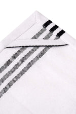 Urban Villa Kitchen Towels Trendy Stripes 100% Cotton Dish Towels Mitered Corners