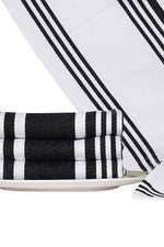 Urban Villa Kitchen Towels Trendy Stripes 100% Cotton Dish Towels Mitered Corners