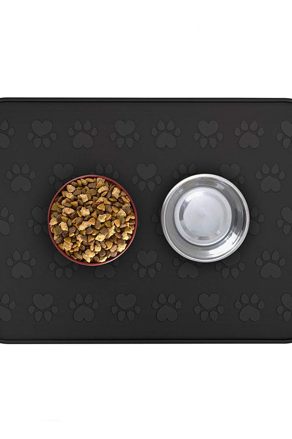 Waterproof Non Slip Fda Grade Silicone Cat Pet Bowl Feeding Placemat